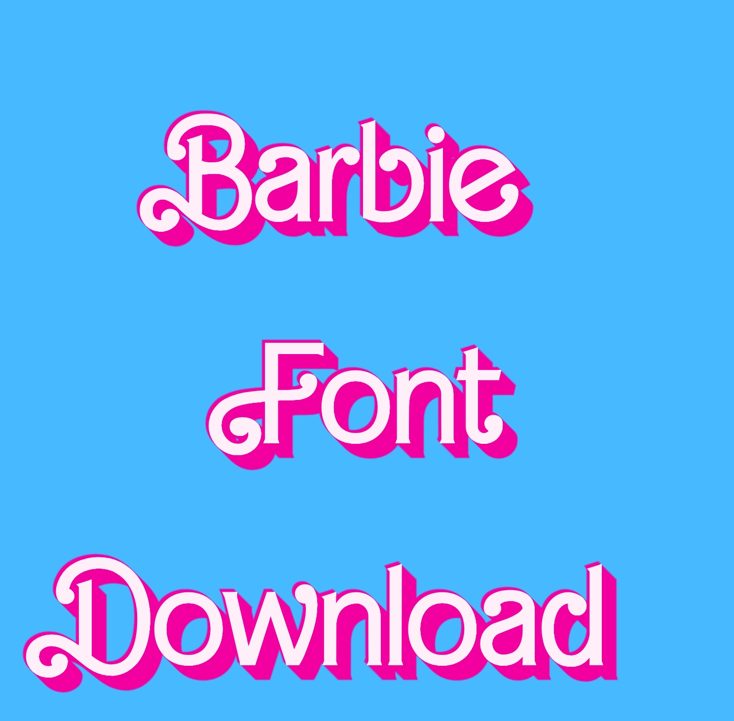 barbie font download